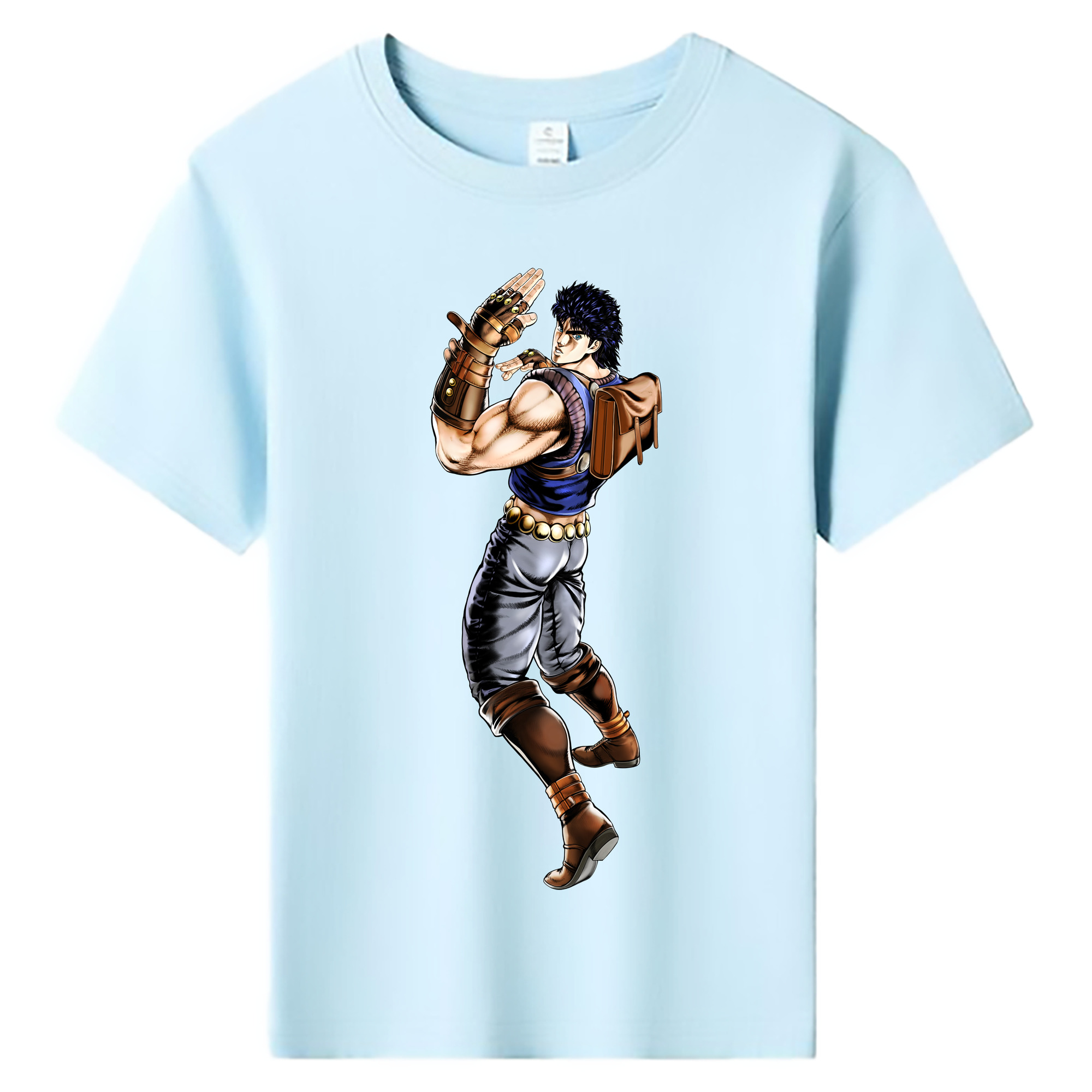 （画像用） ジョジョの奇妙な冒険 /ジョナサン?ジョースター JoJo's Bizarre Adventure Jonathan Joestar 綿100％キッズTシャツ（フロントプリント）